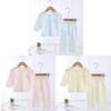 Baby Summer Cotton Pajamas Set With Antibacterial Fabric For Newborns