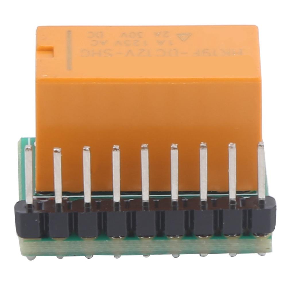DR21A01 Double‑Pole Double‑Throw Relay Module DC 5V/12V DPDT DPDT Relay Module Ultra Small DR21A01 Relay Module Circuit Control