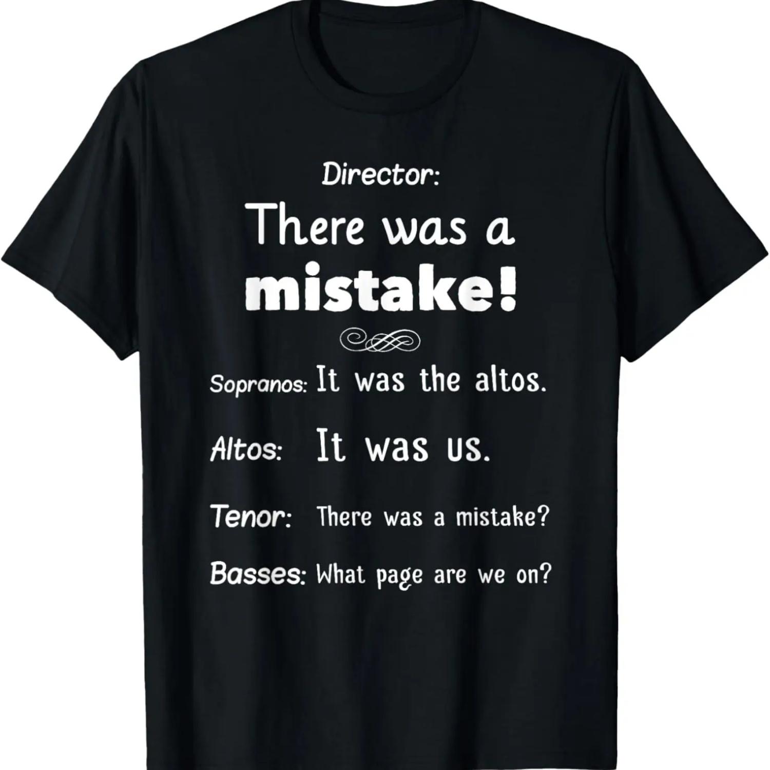 

Funny Choir Director Soprano Alto Tenor Bass T-Shirt T-Shirt XXXXXL чёрный