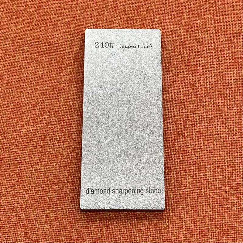 Diamond Whetstone Knife Sharpener with Non-Slip Acrylic Base - Single/Double-Sided.
