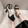 Fashion Outside Sandals Fashion Womens Shoes 2025 Summer Heels  Luxury Girls New Block Clogs Comfort Scandals Female Sandal Fashion Wome
