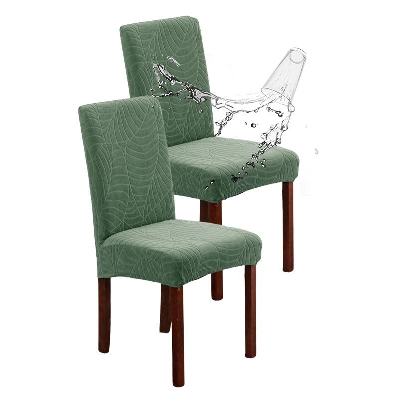 100% Waterproof Chair Covers for Dining Room, Stretch Parson Chair Slipcovers for Chairs, Washable Chair Protectors for Kitchen, Hotel, Restaurant