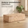 Minimalist Coffee Table In Wood Look – Modern Living Room Table, Versatile, Sturdy Construction, Easy-Care Surface, Approx. Dimensions