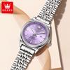 New Fashion Purple Dial Ladies Quartz Wristwatches Luxury Watch Women Waterproof Casual Dress Female Clock Montre Femme