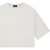 We11done Ss232 Solid Color T-Shirt Women tops White WD-TT3-23-876-U-IV