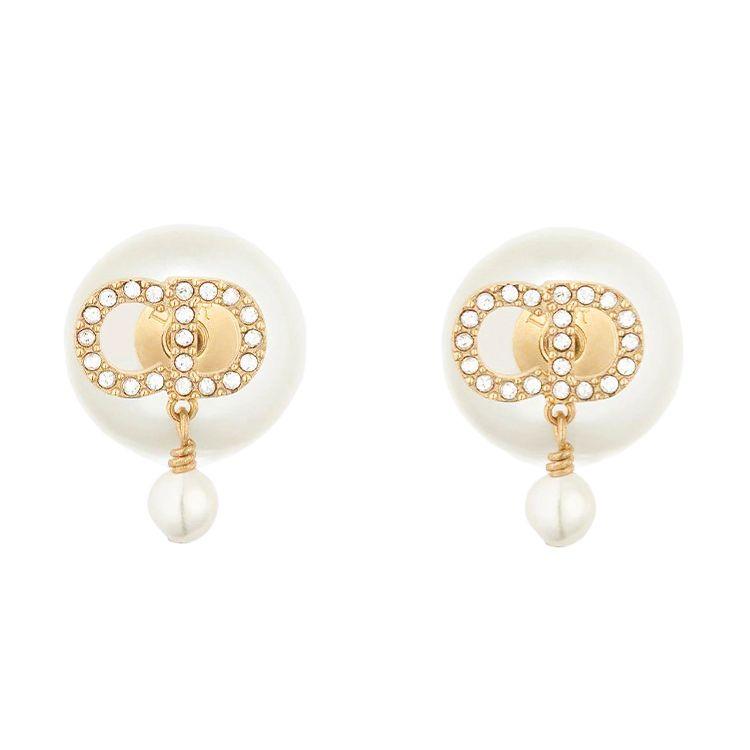 

Dior Tribales Gold Metal Resin Crystal Earrings Women Earrings E1732TRICY-D301 Box+Shopping Bag