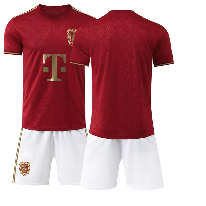 Football training jersey 2526 Bayern Munich 125th Anniversary Edition jersey Football jersey No. 9 Kane 6 Kimmich short sleeve #16