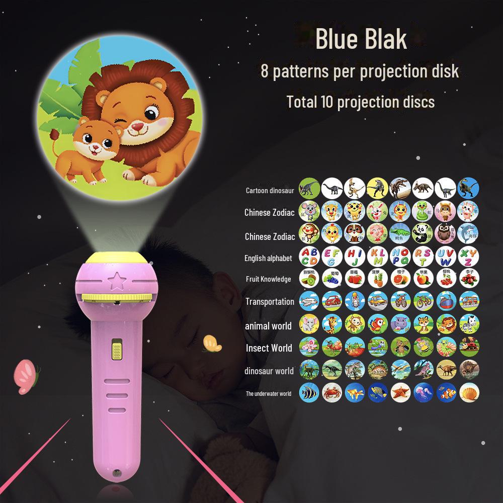 

Детский развивающий игрушечный проектор-фонарик