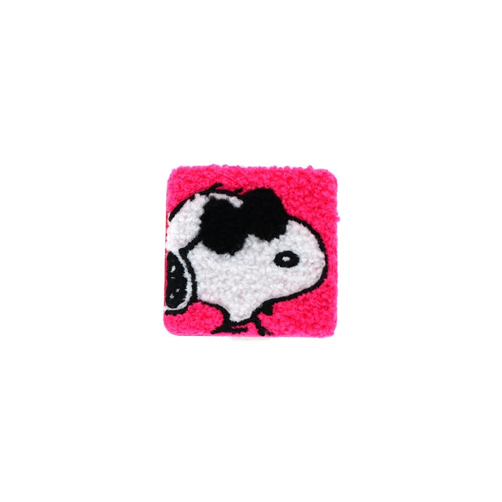 Stationery Snoopy Merchandise Memo Pad with Fluffy S2850621 Sun-Star Clip, Pink,