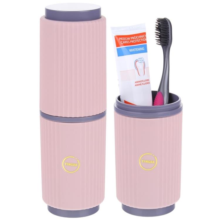 Travel Case Toothbrush and Toothpaste Container Protective Cup