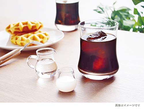 Toyo Sasaki Glass Milk Pitcher, 20ml, Set of 12, Glass Creamer/Syrup Pitcher, TS44044