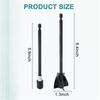 M-Modern-Epoxy Resin Paint Mixer Paddles For Drill,4Pcs Reusable Paint Stirrer Resin Drill Mixer Paddles And 2Pcs Extension Rods