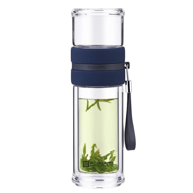 Fuguang Double-Layer Borosilicate Tea Infuser Glass