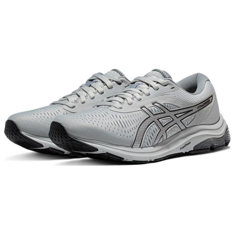 Asics Gel-Pulse 12 Comfortable Versatile Sports Fabric Synthetic Leather Low-Top Training Running Shoes Men Sneaker Gray 1011B729-021