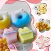 PNHAEH Squishy Silicone UV Resin Animal 3D Handmade Cute Clay Reusable Biscuit Shape Squishy Mold Mold, Mold, Face, Bear, Panda, Pig, Fish, Kitten,