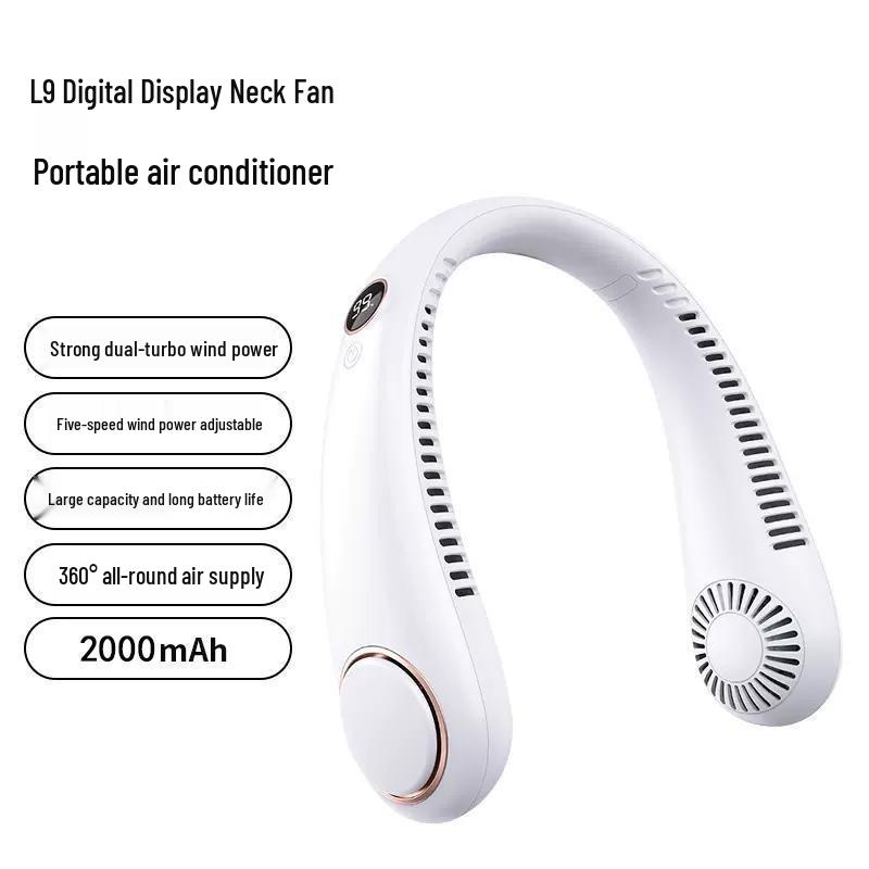 

Portable Bladeless Neck Fan with USB Charging and Silent Strong Wind for Outdoor Use 200x160x60