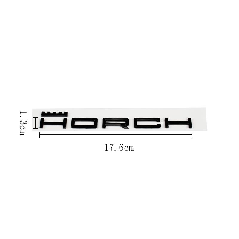 Car ABS Rear Trunk Letters Words Logo Badge Emblem Decals Sticker For Audi A8 Horch 2022 2023 2024 Parts Accessories