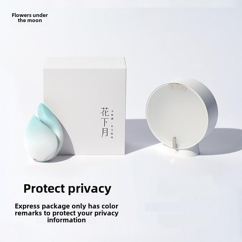 Flower Under The Moon Split Combination Sucking Pressure Sucking Vibrator Masturbator Vibrator Adult Erotic Sex Products