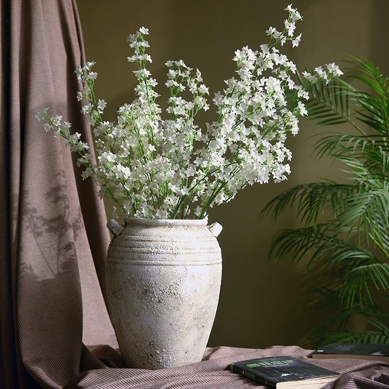 

Искусственные цветы Жасмин 80 см Шелковый Рождественский Новый Год DIY Цветочное Искусство Растение Домашний Офис Вечеринка Праздничное Украшение Фон