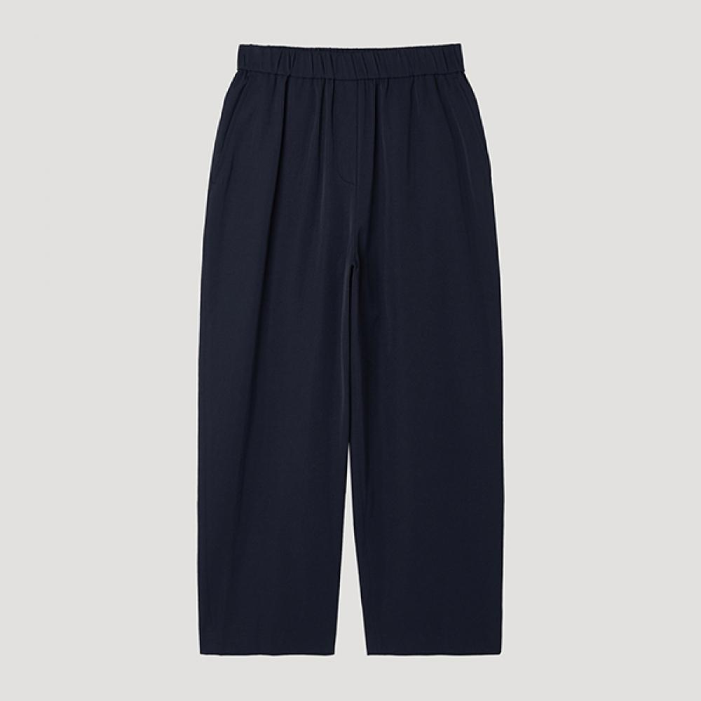 

[She S miSS] Banding Ground Crop pantS SwwSlp21130 Dn DARK NAVY/55