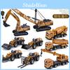 Kids Inertial Engineering Vehicle Excavator Bulldozer Alloy Simulation Model Boy Car Toy