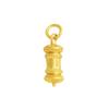 Gold-Plated Six-Character Mantra Vajra Pendant Necklace DIY Jewelry Accessory