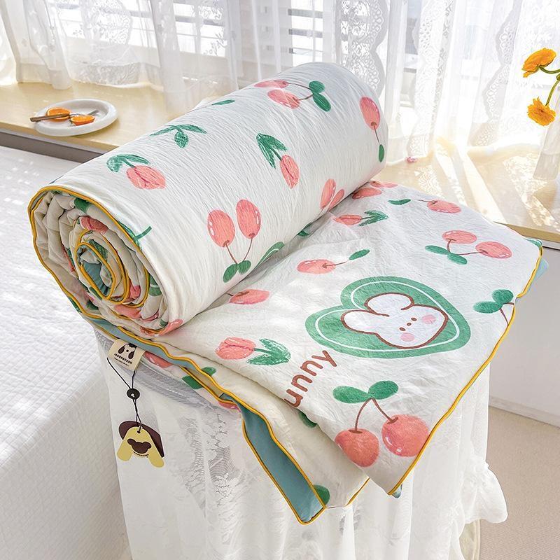 Maternal and Infant-grade Summer Cool Quilt, Summer Air-conditioning Quilt, Spring and Autumn Washable Thin Quilt