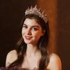 Natural Crystal Gravel Handmade Bride Crown Atmospheric Wedding Ornaments Performance Headwear Gold Alloy Rhinestones