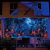 2D Spooky Haunted Graveyard Garage Door Cover Halloween Outdoor Party Decoration