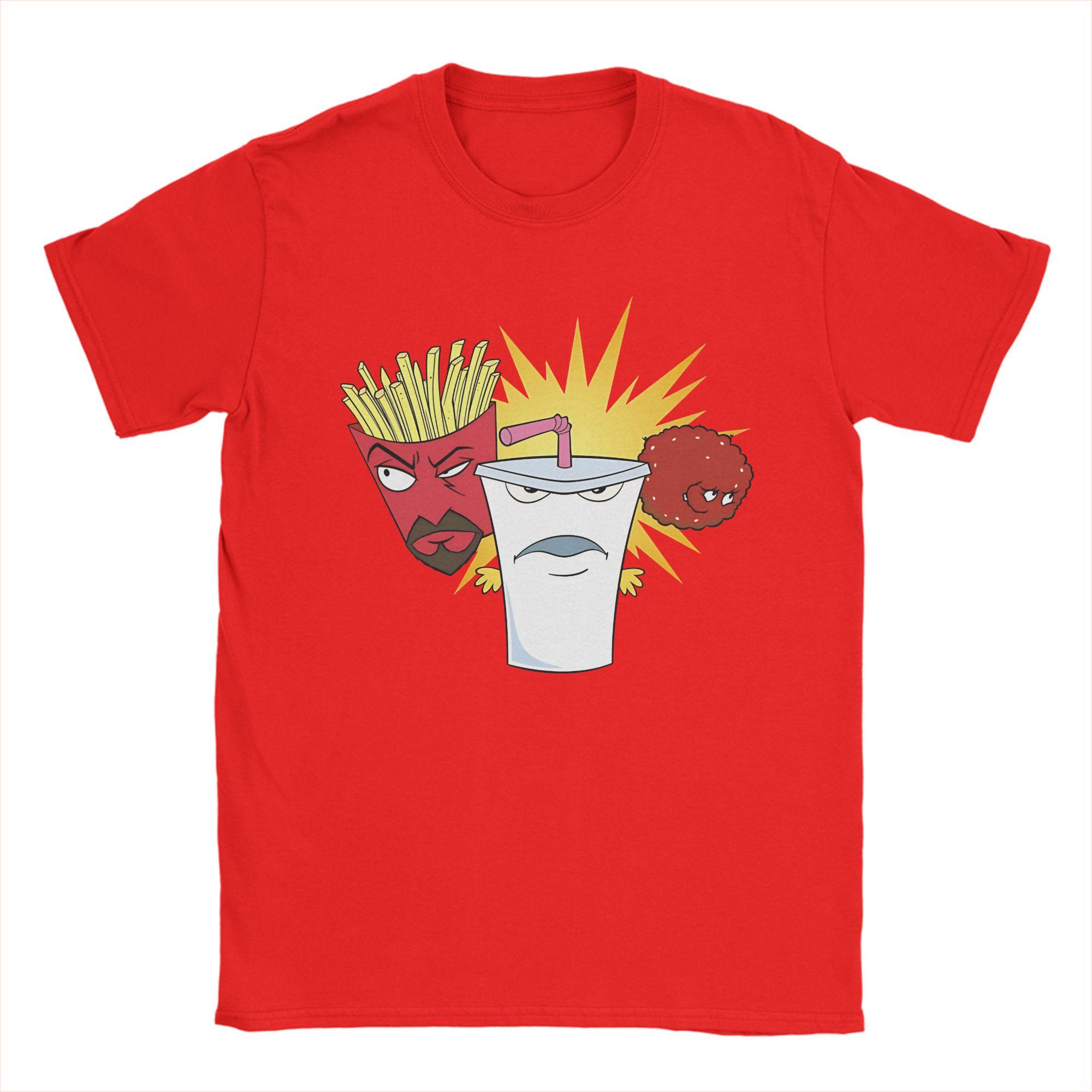 

Vintage Aqua Teen Hunger Force T-Shirt Unisex Crew Neck 100% Cotton T Shirts Short Sleeve Tee Shirt Graphic Printed Clothes S