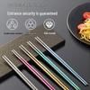 COOKER KING Titanium Crystal Colored Chopsticks - 5 Pairs
