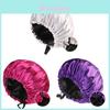 Satin Dualside Sleep Cap For Women With Button Design And Breathable Fabric For All Seasons