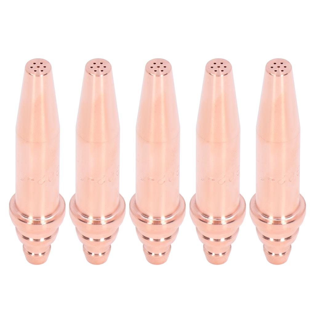 5PCS Isobaric Cutting Tips Acetylene Torch Nozzle Replacement Gas Welding Consumables G02?0