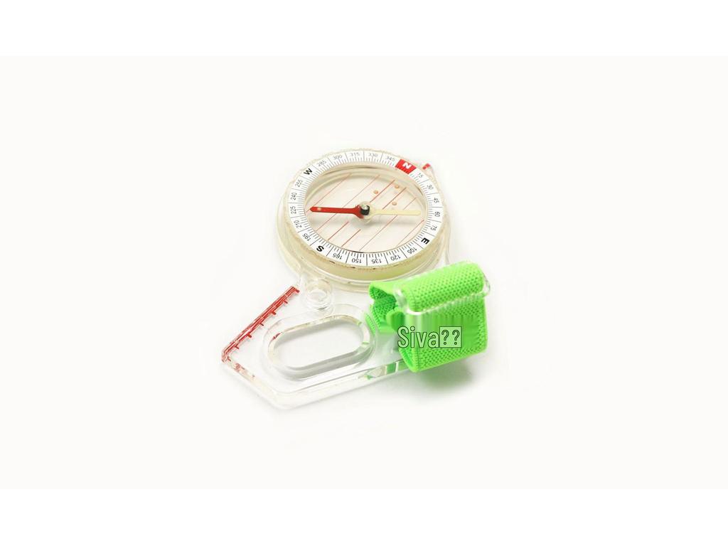 Compact Thumb-Type Outdoor Compass with Map Scale for Orientation and Teaching