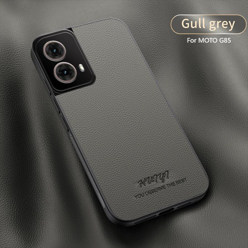 Luxury Business Leather Soft Frame Magnetic Cover For Motorola Moto G85 MotoG85 Phone Cases Capa