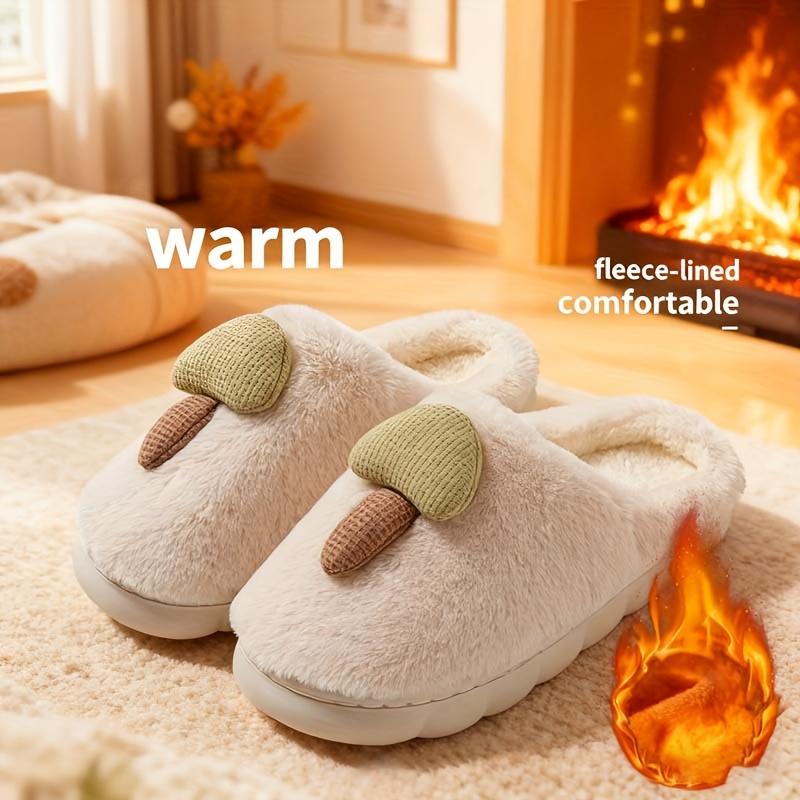 Winter Must-Have Women's Mushroom Design Home Slippers