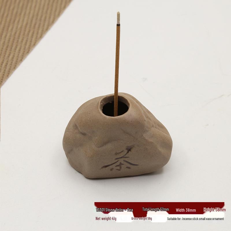 Zen Ceramic Incense Holder Small Vase – Mini Home Ornament & Creative Gift