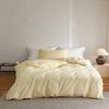 500TC Cotton Bed Sheet Set Solid Color Soft Breathable Bedding Modern Simple Style All Season Use