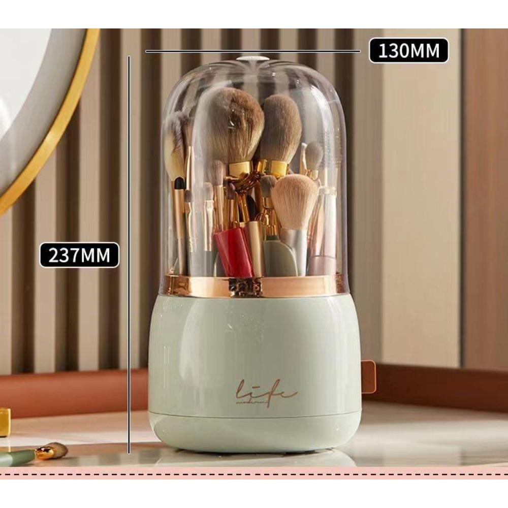 Organizery na przybory do makijażu na biurko z pokrywką Pudełko do przechowywania kosmetyków o dużej pojemności Szuflada do przechowywania produktów do pielęgnacji skóry Pyłoszczelny uchwyt na pędzle do makijażu