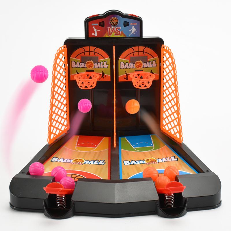 Mini Basketball Table Game: Double Player Shooting & Parent-Child Interaction