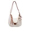 Simple Solid Color Versatile Casual Tote Bag Fashionable Commuting Bag New Niche Chain Shoulder Bag Out Shopping Bag