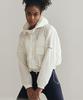 Xexymix Hooded Crop Two-Way Windbreaker Marshmallow Cream Xa5323F