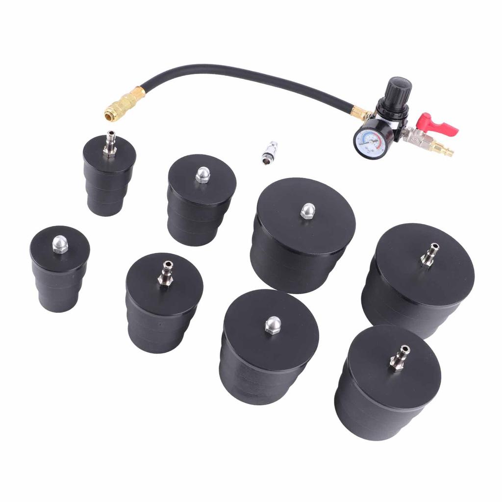 Turbo System Test Kit Turbo System Leakage Tester Turbocharger Air Pressure Boost Leak Test Kit with Pressure Gauge Tester