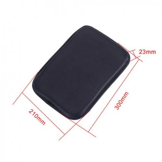 Auto Center Console Armrest Box Pad Mat Cushion Cover PU Leather Car Accessories