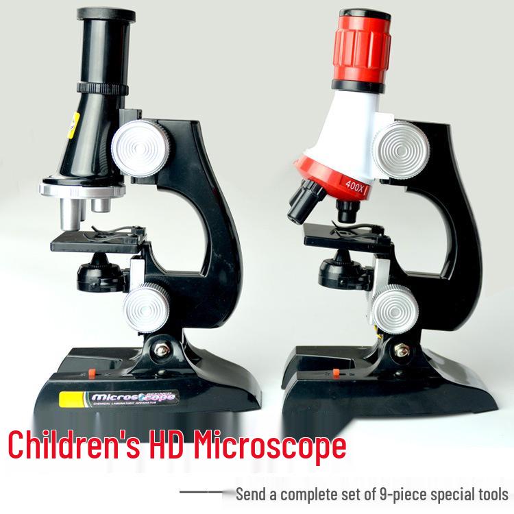 High-Definition Children's Microscope Set for Early Science Education and Specimen Exploration