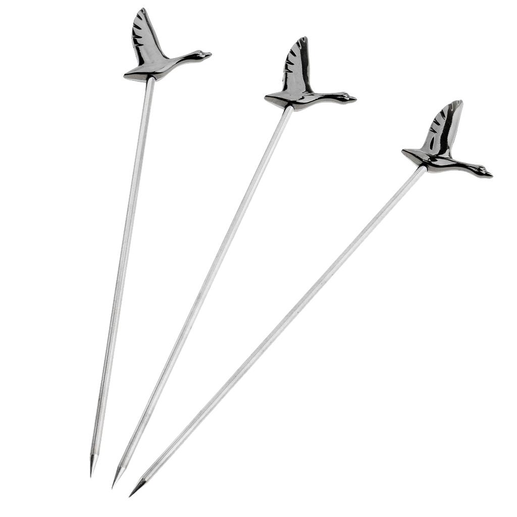 3PCS Stainless Steel Cocktail Take A Fruit Martini for Party