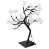 24LED Fiber Optic Tree Lamp USB Powered Simulation Flower Light for Household Decoration