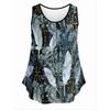 Summer Women's Sleeveless Colorful  Vest Comfortable Soft Leisure Loose Fashionable Versatile Vest