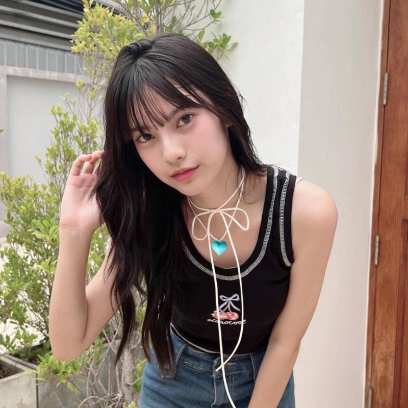 Simple Resin Love Aesthetic Necklace Fashion Simple Clavicle Chain Women Girls Wedding Jewelry Party Birthday Gift