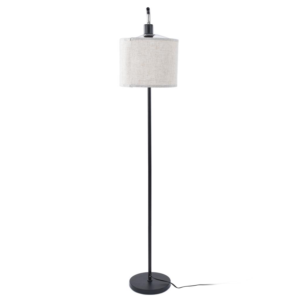 Modern Floor Lamp LED Standing Lamp Fabric Corner Stand Light for Living Room 3000K Warm White
